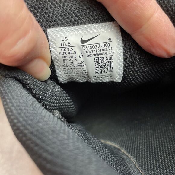 Nike‎ Winflo 10 Running Shoes Sneakers Mens 10.5 Black Lightweight Athletic main image 5